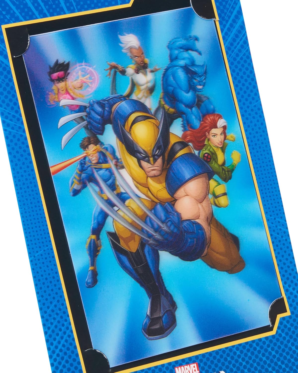 Marvel X-Men 3D Keepsake Design Birthday Card