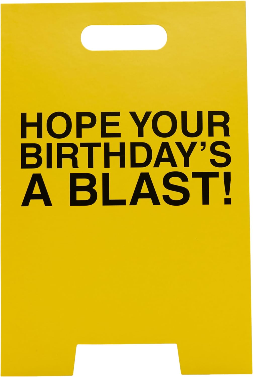 Funny 3D Sign Design Dad Birthday Card