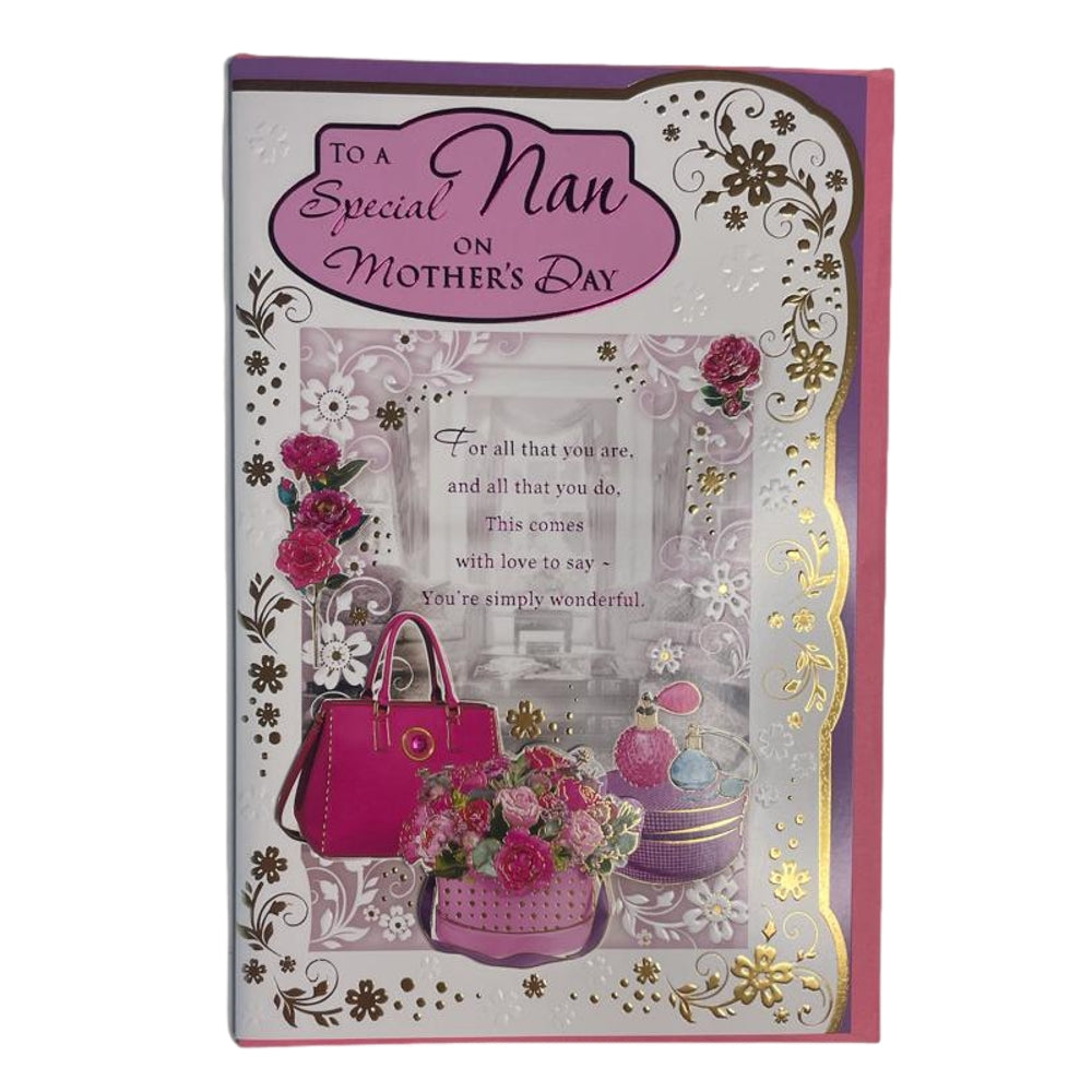 To A Special Nan Simply Wonderful Mother's Day Card