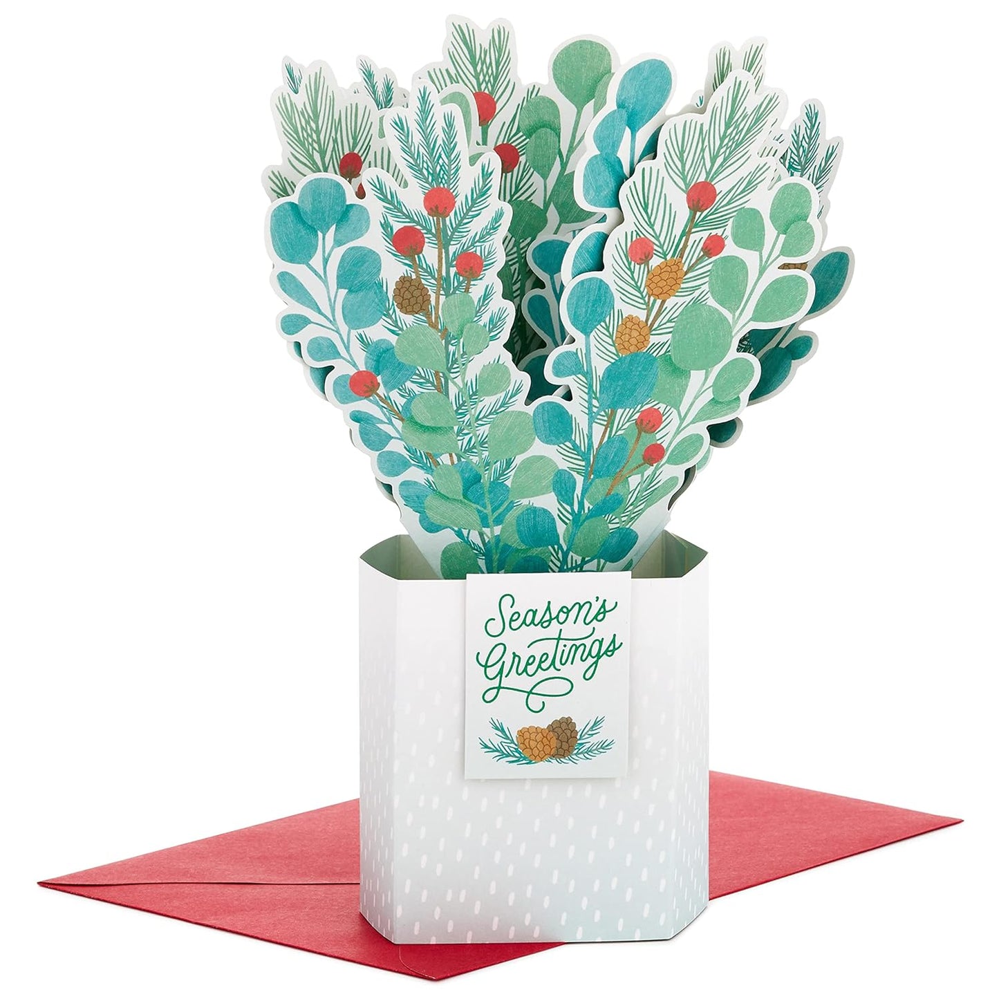 Paper Wonder Plant Season's Greetings Christmas Card