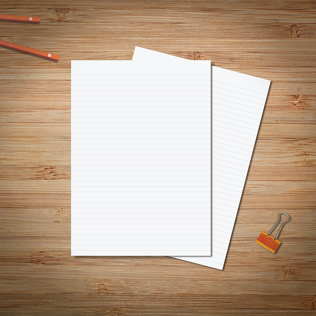 Pack of 10 Rhino A4 160 Pages 8mm Lined Memo Pads