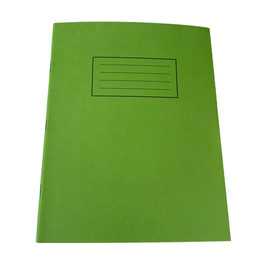 Janrax 9x7" Green 80 Pages Feint and Ruled Exercise Book
