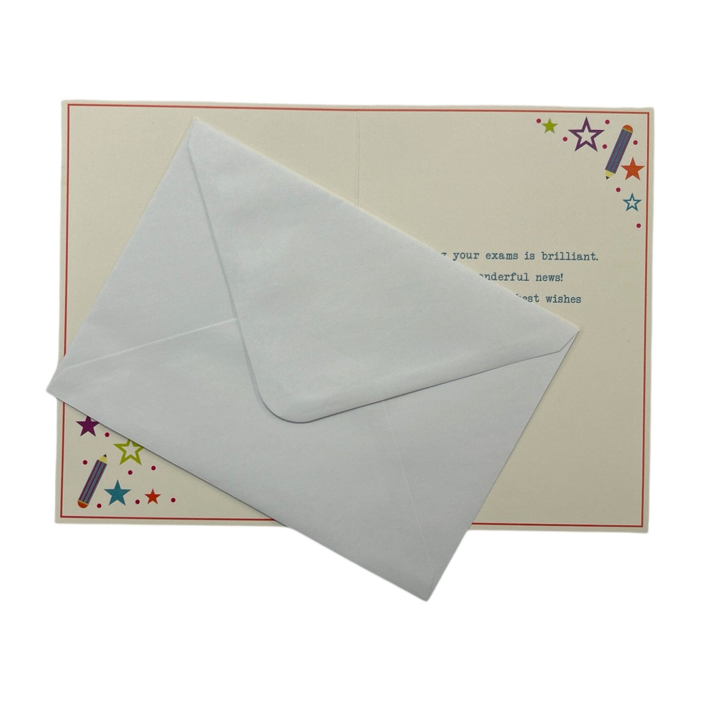 You Passed Your Exam Stars Design Congratulations Card