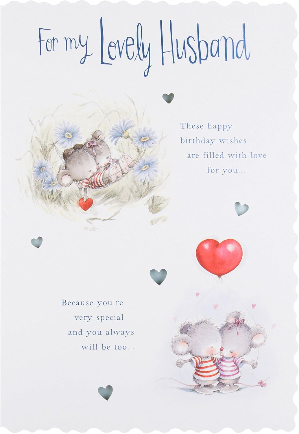 Lovely Husband Birthday Card