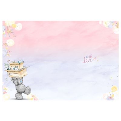 Bear With Boxes New Home Congratulations Card
