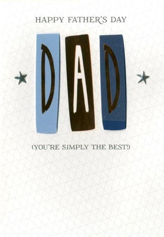 Simply The Best Dad Father's Day Card