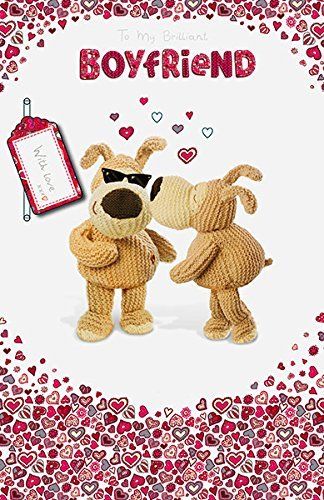To My Brilliant Boyfriend Lovely Boofle Valentine's Day Card