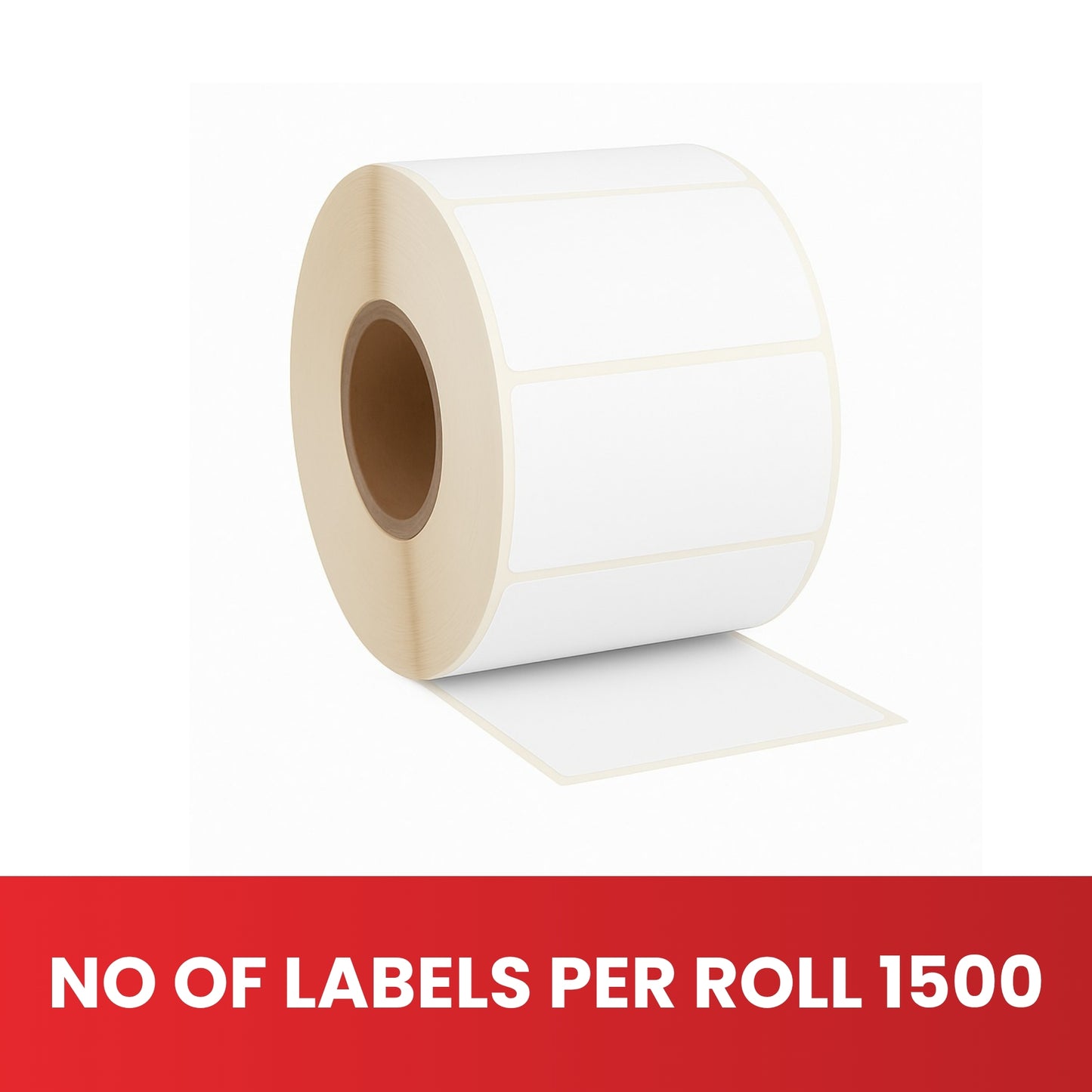 Pack of 9000 White Self Adhesive Thermal Printer Labels Roll 63.5 x 38.1mm