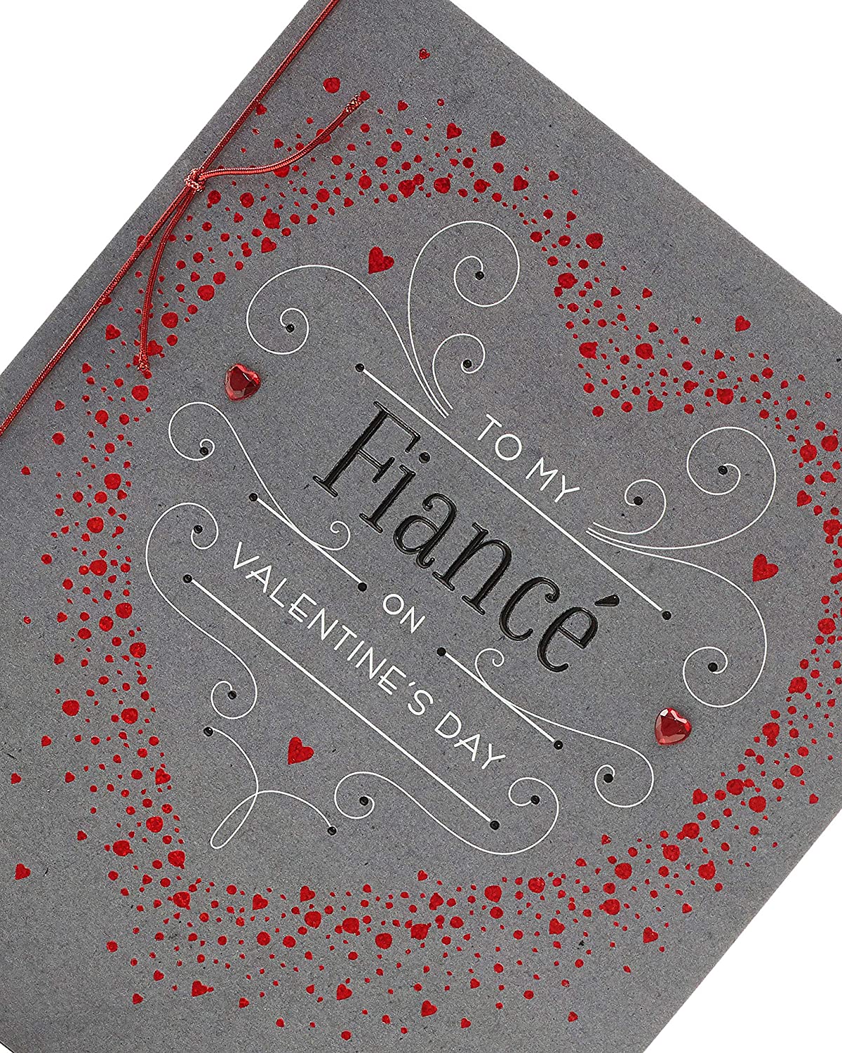 Romantic Valentine's Day Card for Fiancé