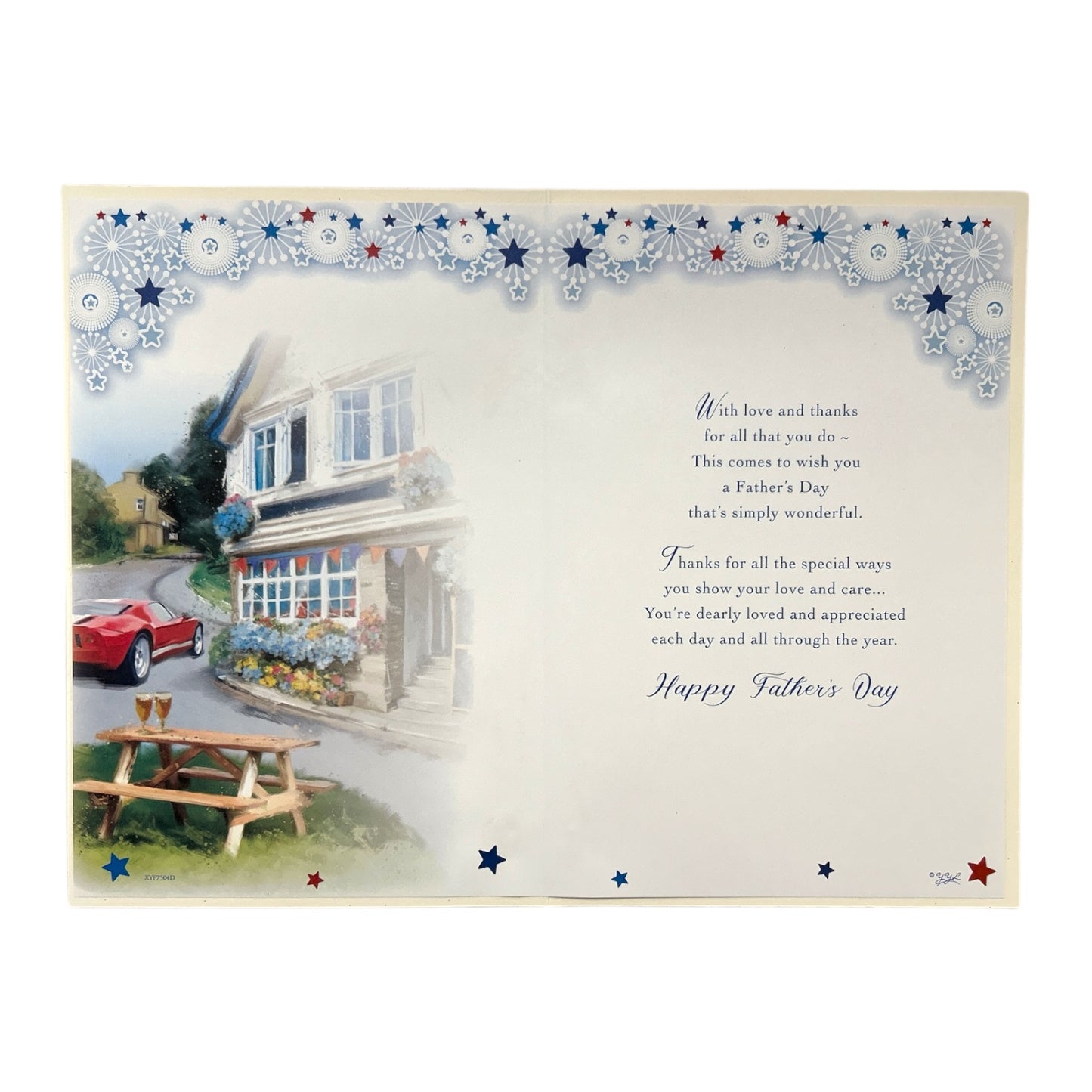 Just For You Beautiful House Design Father's Day Card
