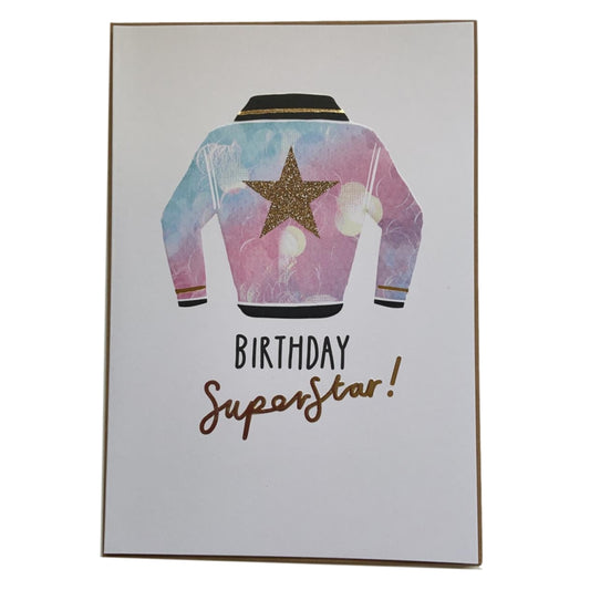 Super Star Birthday Card