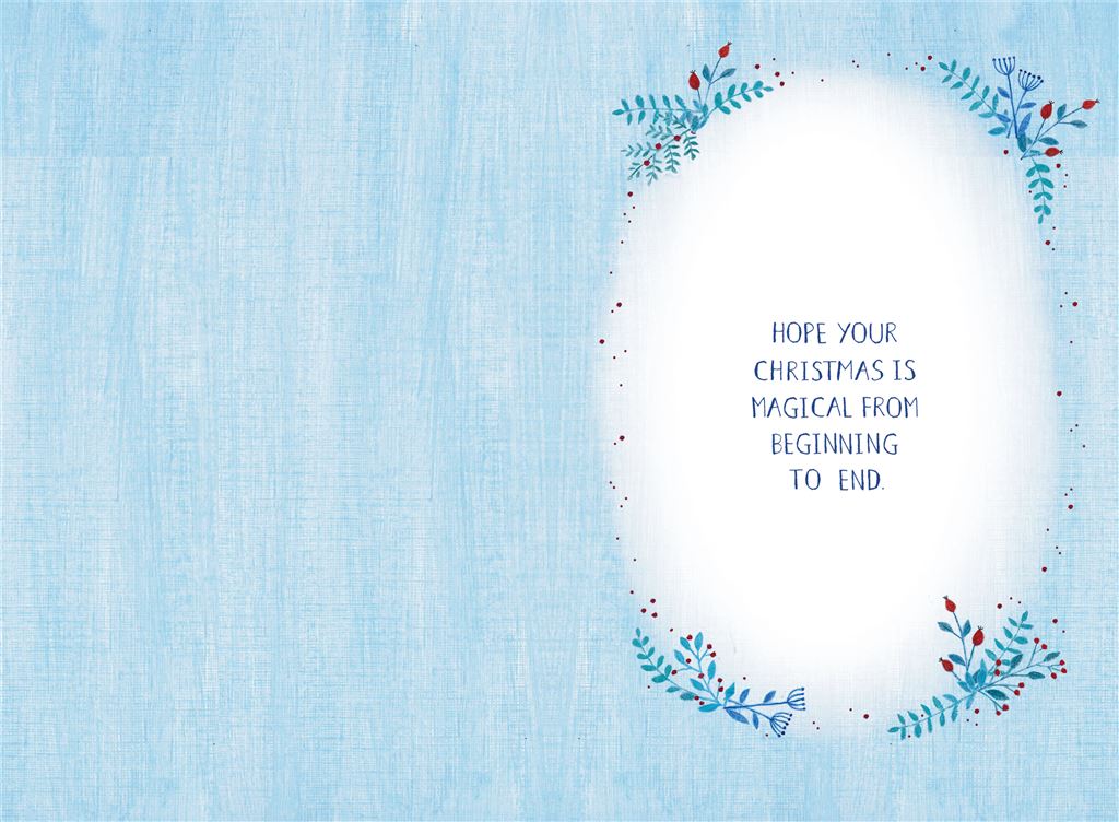 Snowglobe Design Special Couple Christmas Card