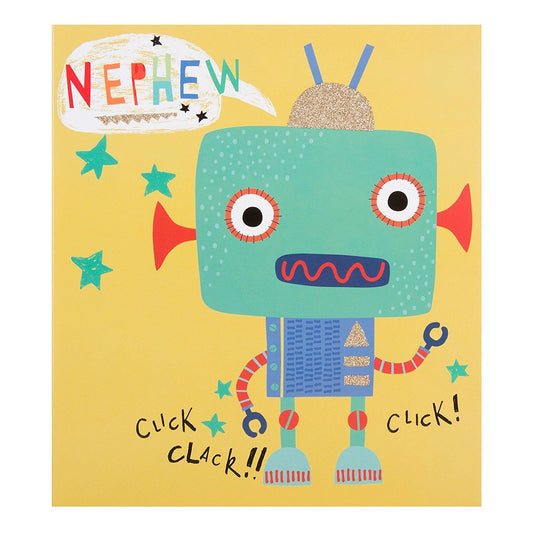 Nephew Birthday Card 'Click Clack'