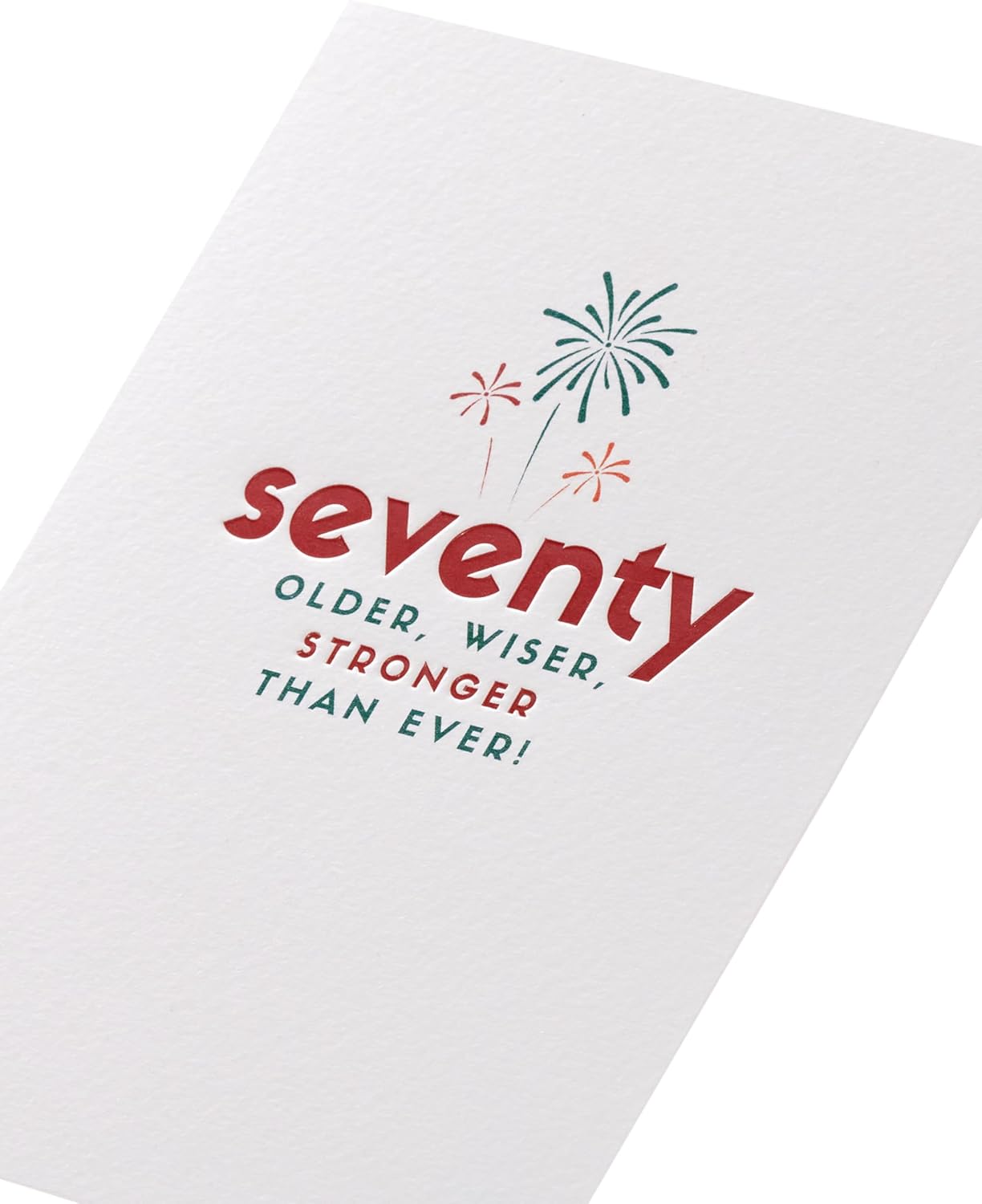 Kindred 70th Blank Birthday Card