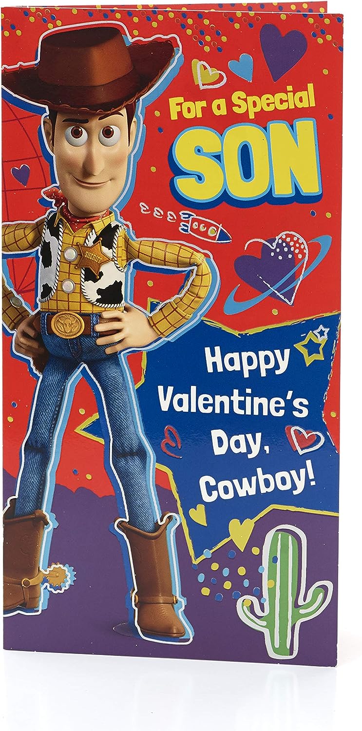 Special Son Toy Story Valentine's Day Card