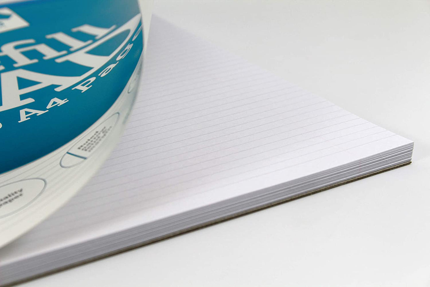 A4 160 Pages Narrow 6mm Feint with Margin Refill Pad (210x297mm)