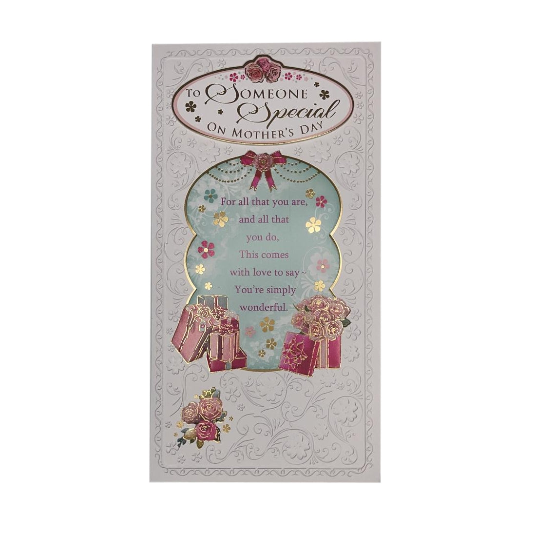 To Someone Special Gifts Design Open Mother's Day Card