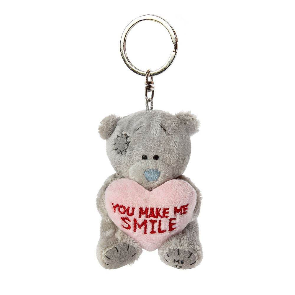 Me To You Tatty Teddy 'You Make Me Smile' Plush Keyring Official Valentine's Day Collection