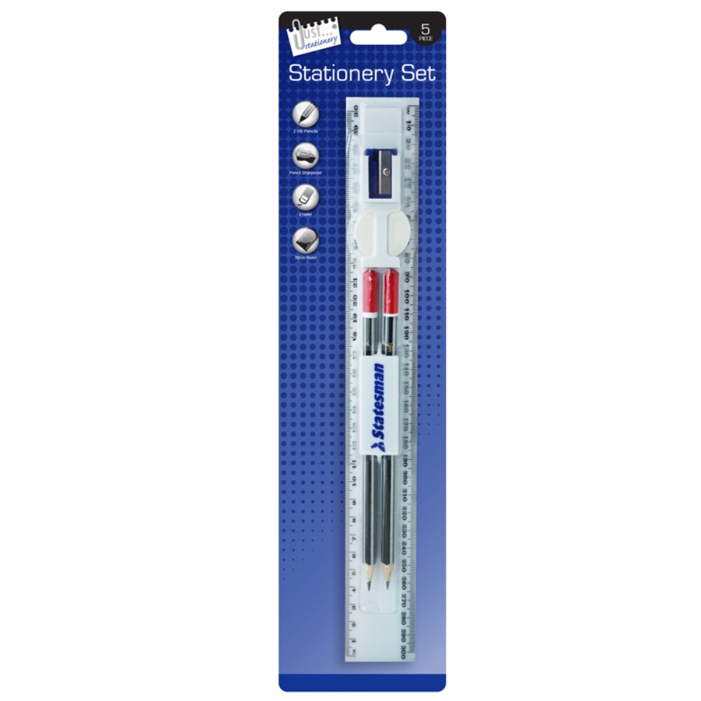 Just Stationery 5 Piece Stationery Set