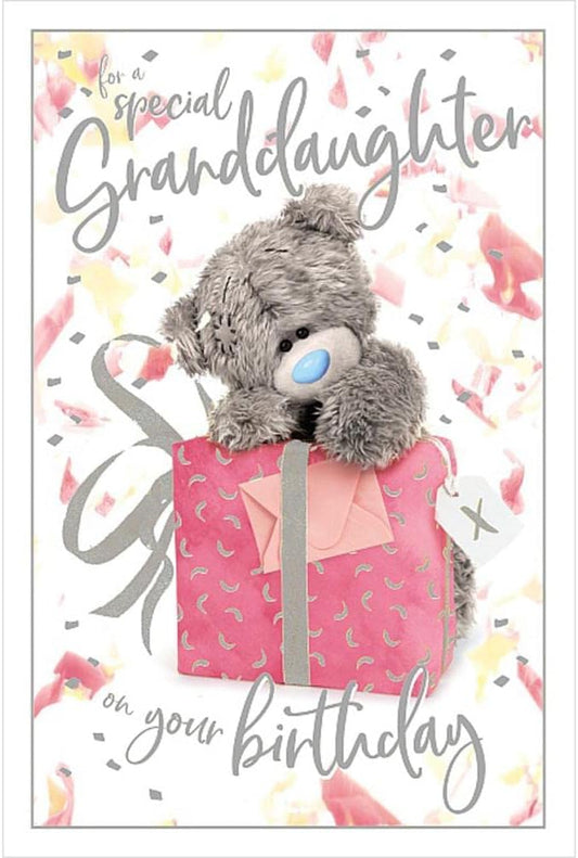 3D Holographic Special Granddaughter Birthday Card