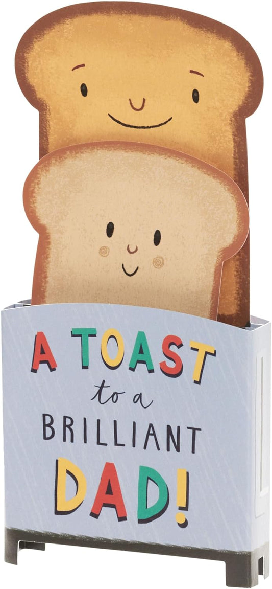 3D Toast Design Father's Day Card