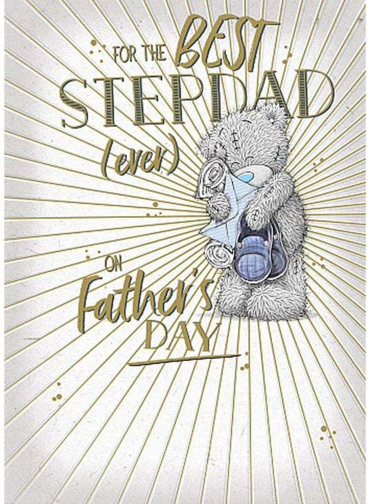 Me To You Bear Best Step Dad Ever Father's Day Card 
