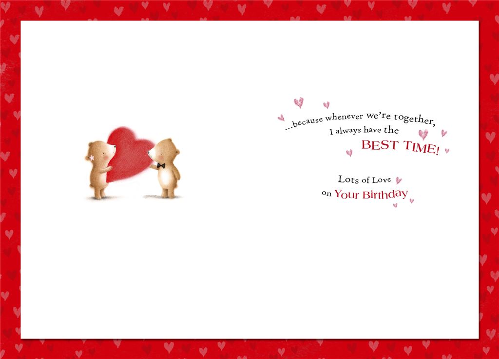 Creative and Attractive Design Boyfriend Birthday Card