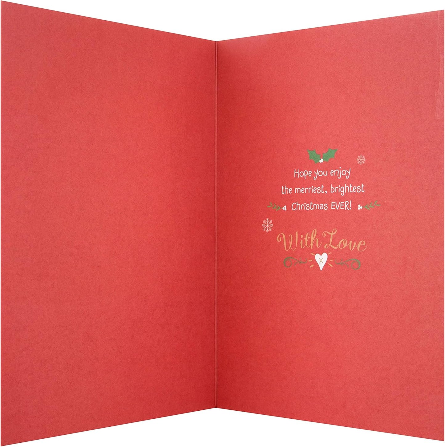 Forever Friends Aunt & Uncle "Hugs" Christmas Card