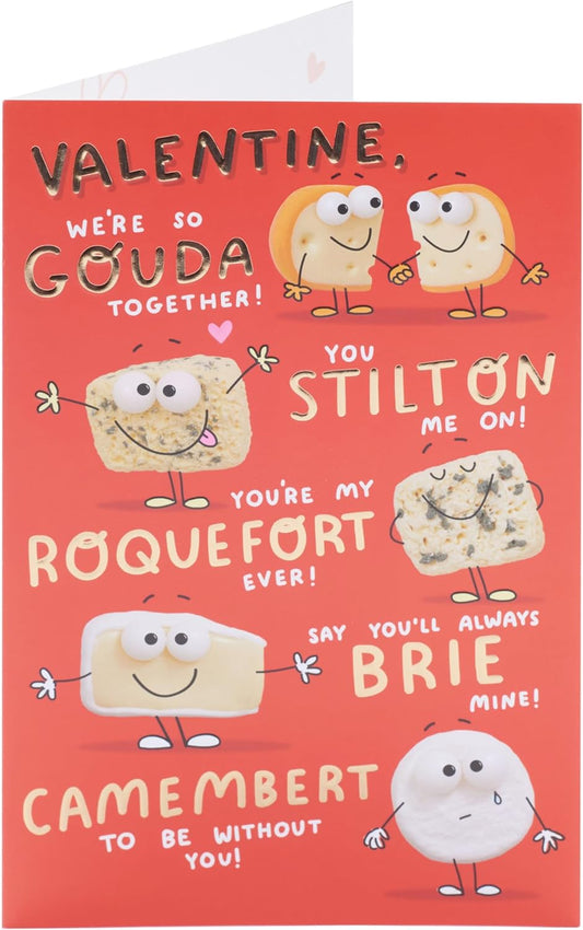 Cheese Design Valentine's Day Card