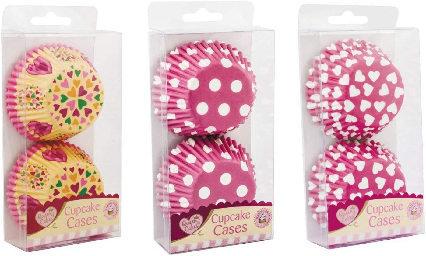 60 Pack Cupcake Case - Design Assorted