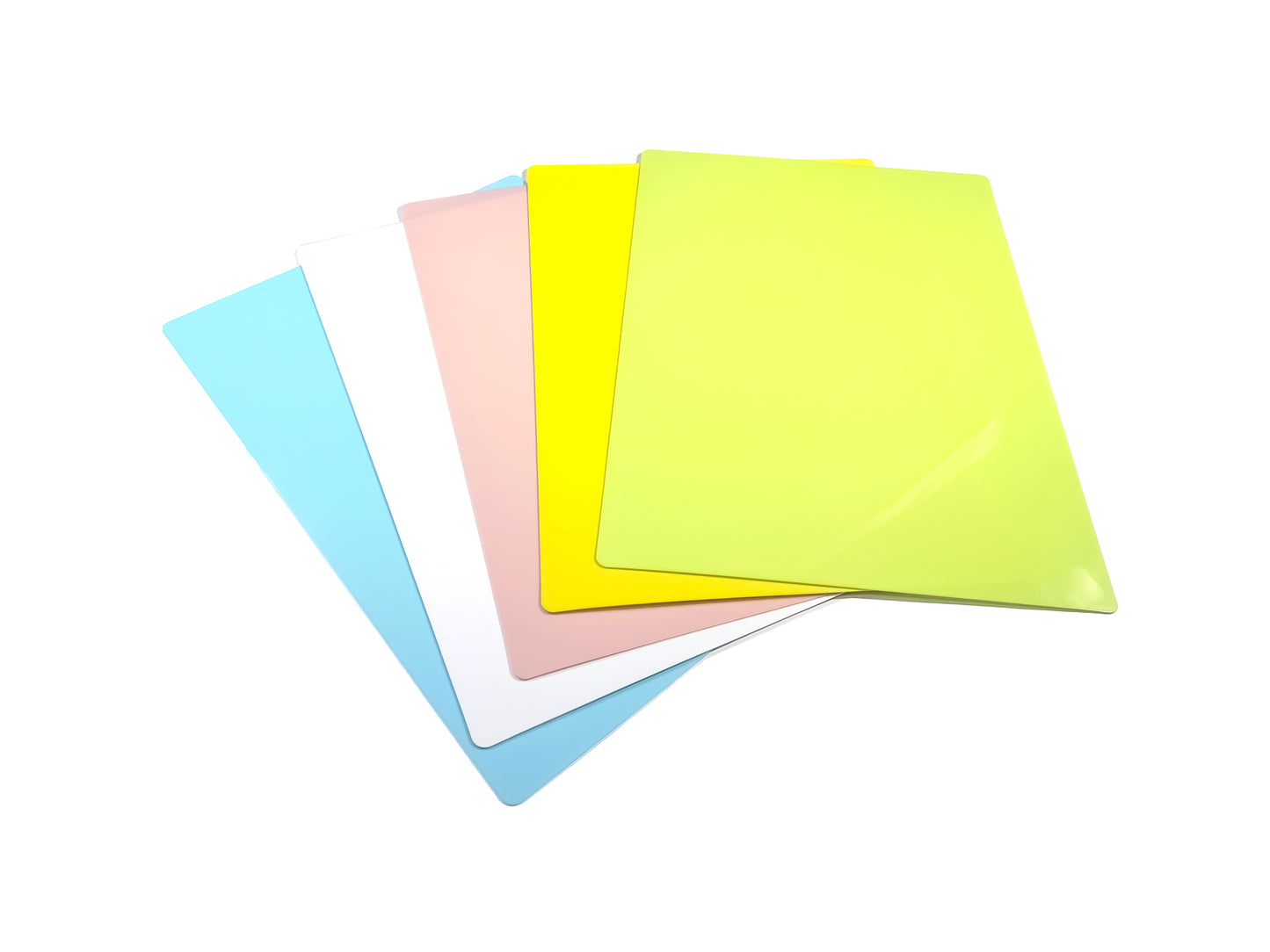 Pack of 12 A3 Assorted Coloured Whiteboards