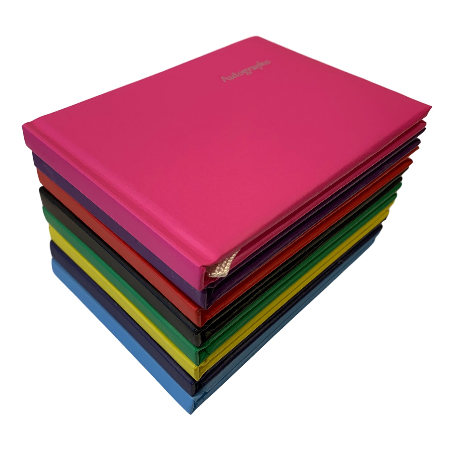 12 x Blue Autograph Books by Janrax - Signature End of Term School Leavers