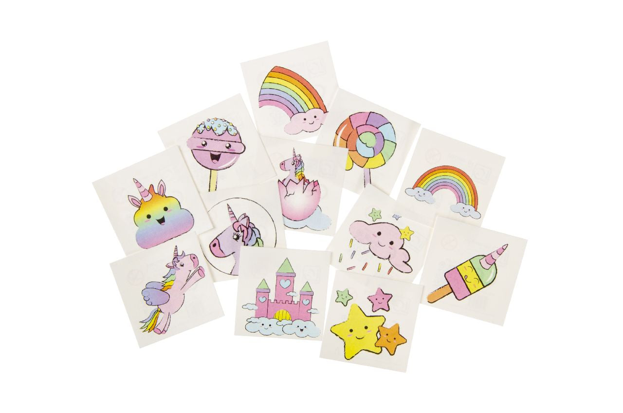 12 Pieces Unicorn Tattoos