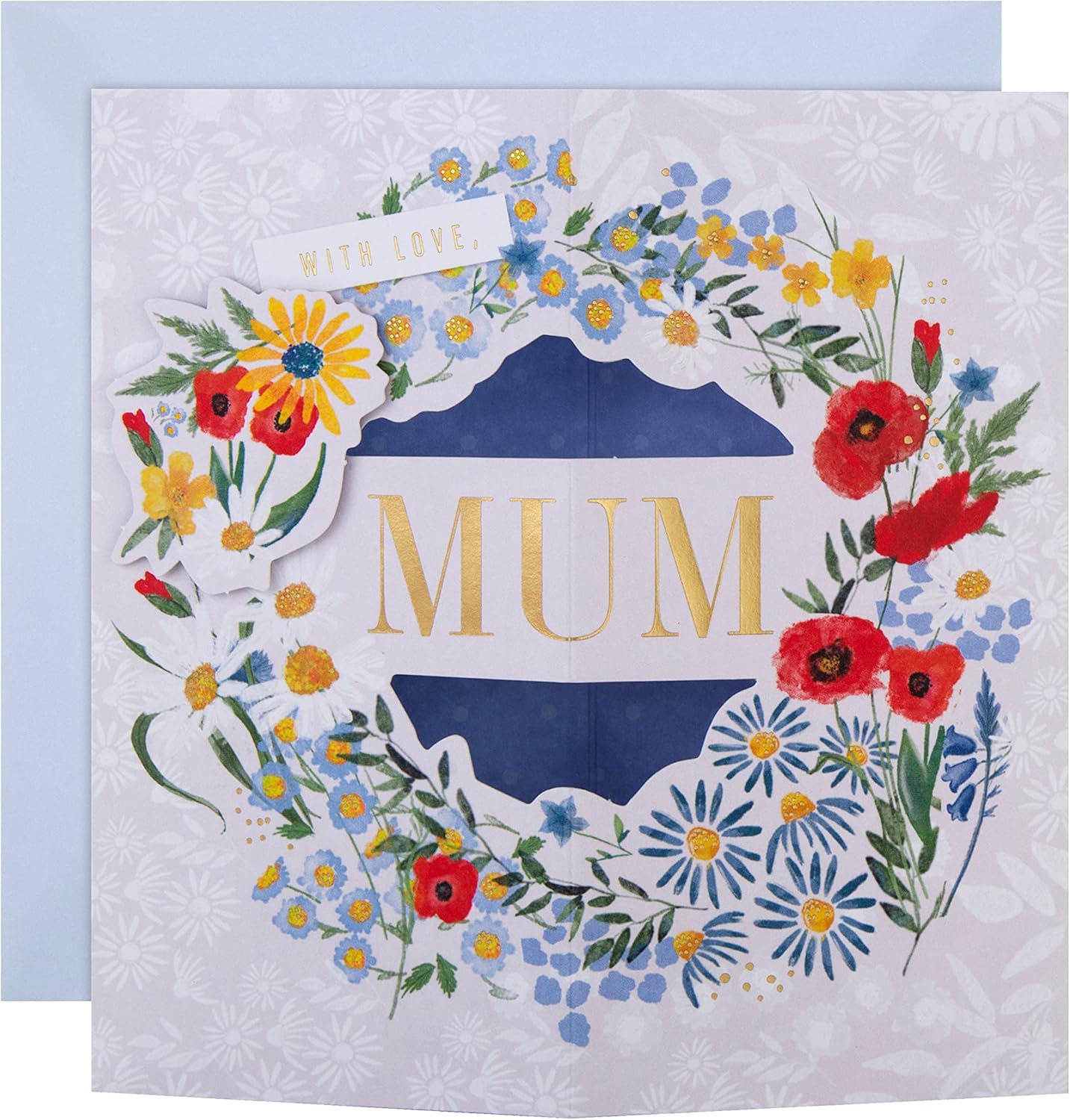 Pop Up 3D Flower Wreath Design Mum Mother's Day Card– Shop Inc
