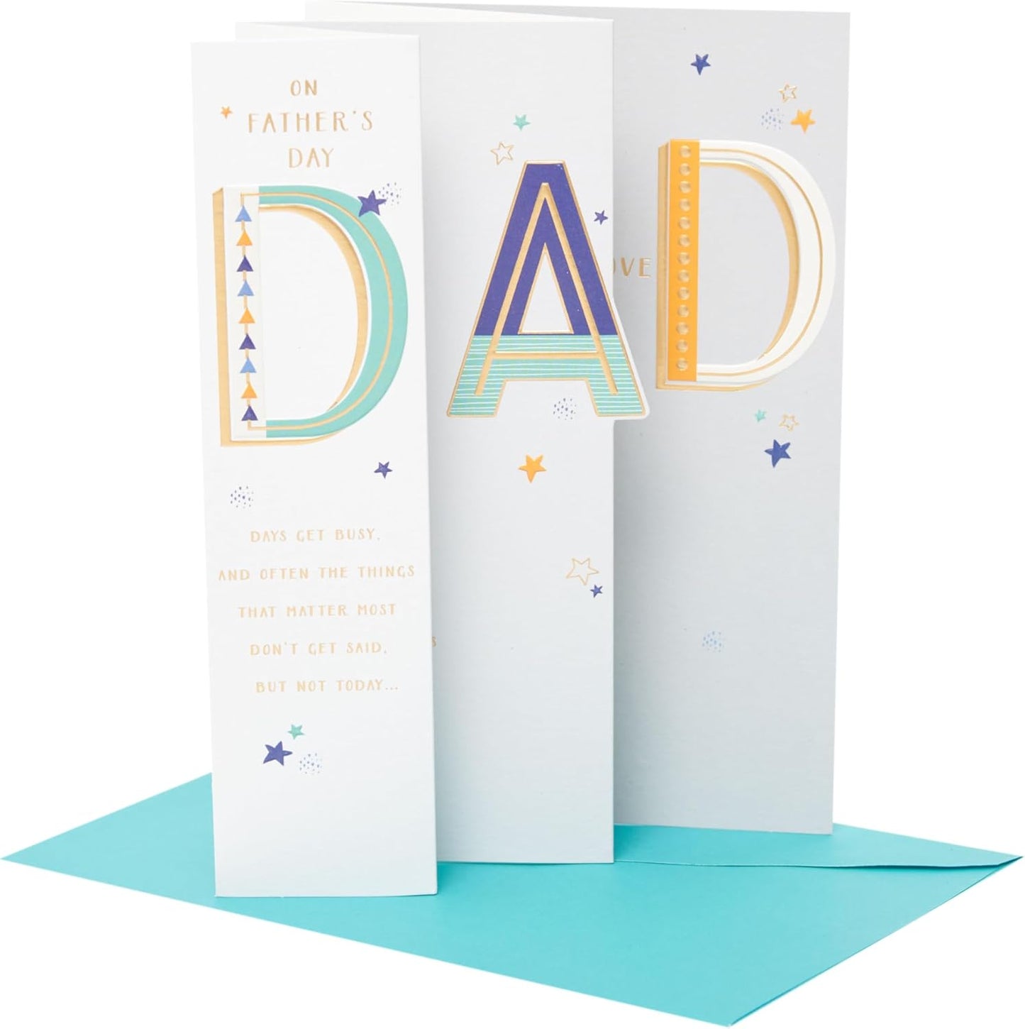 Sentimental Design Dad Father's Day Card
