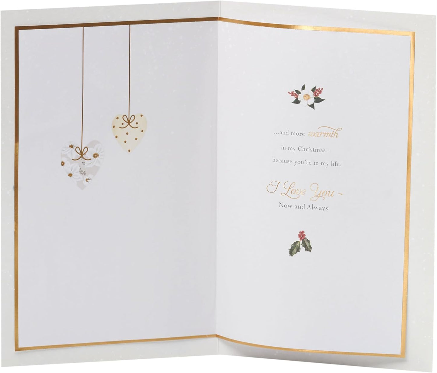 Wife Christmas Card Sophisticated Design