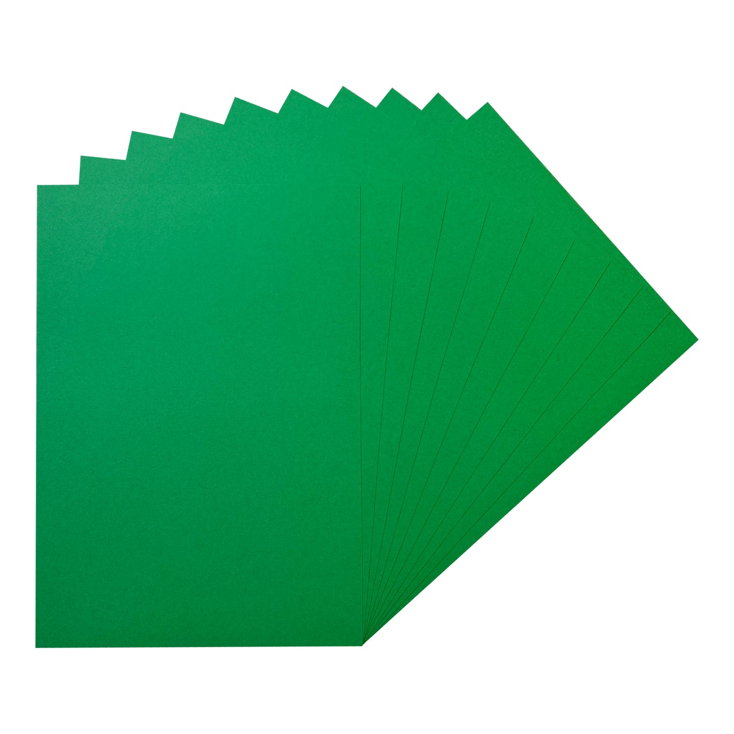 Pack of 4000 A5 Green Coloured Card 160gsm Sheets