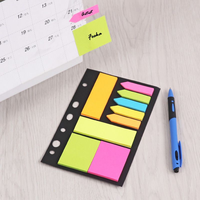 225 Sheets Assorted Sticky Notes Set