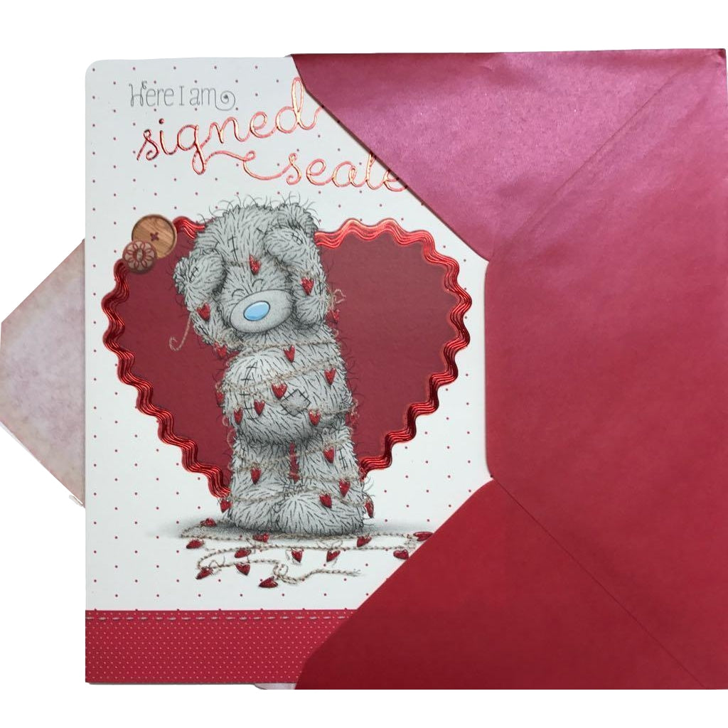 Me to You Here I am Signed & Sealed Valentine's Day Card