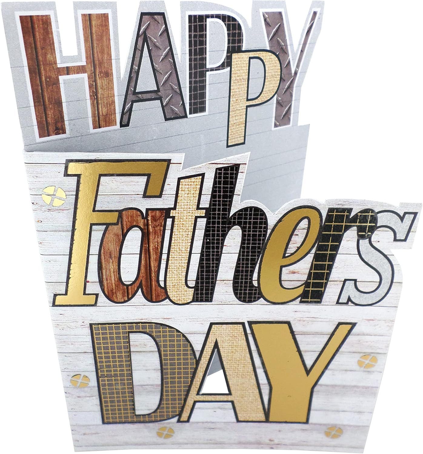 Special Cut Out Design Happy Father's Day Card