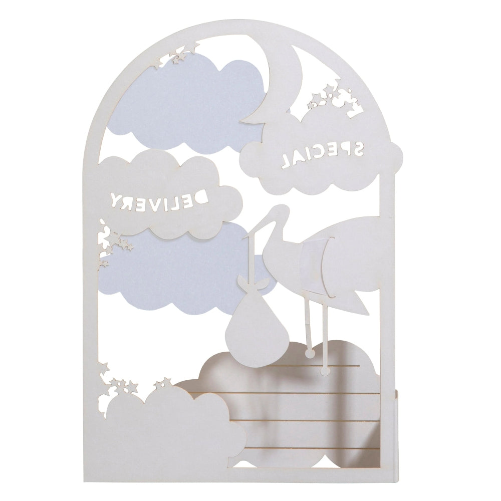 Premium 3D 'Special Delivery' New Baby Card Paper Fables