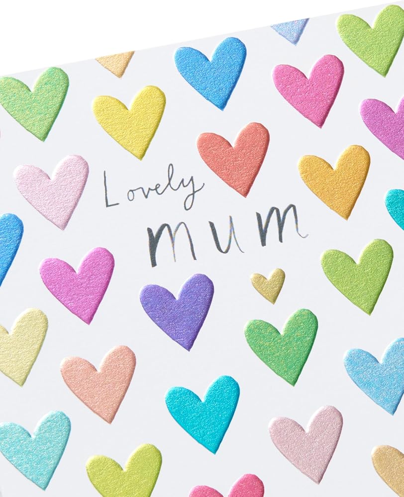 Hearts Design Mum Mother's Day Card