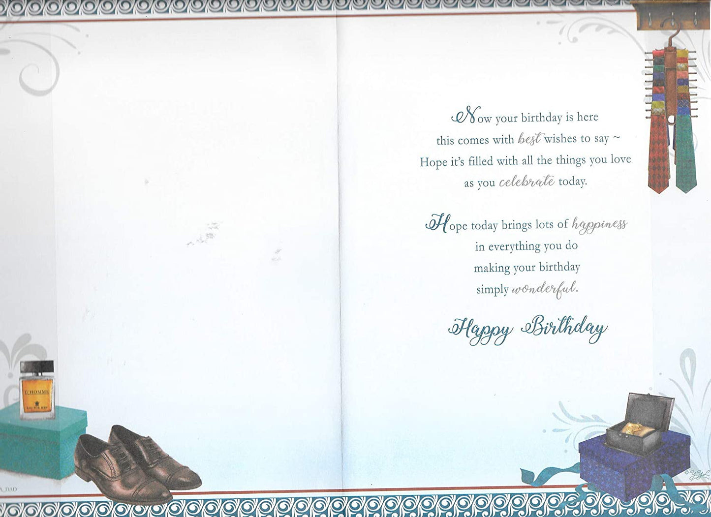 To A Special Dad On Your Birthday Keepsake Treasures Greeting Card