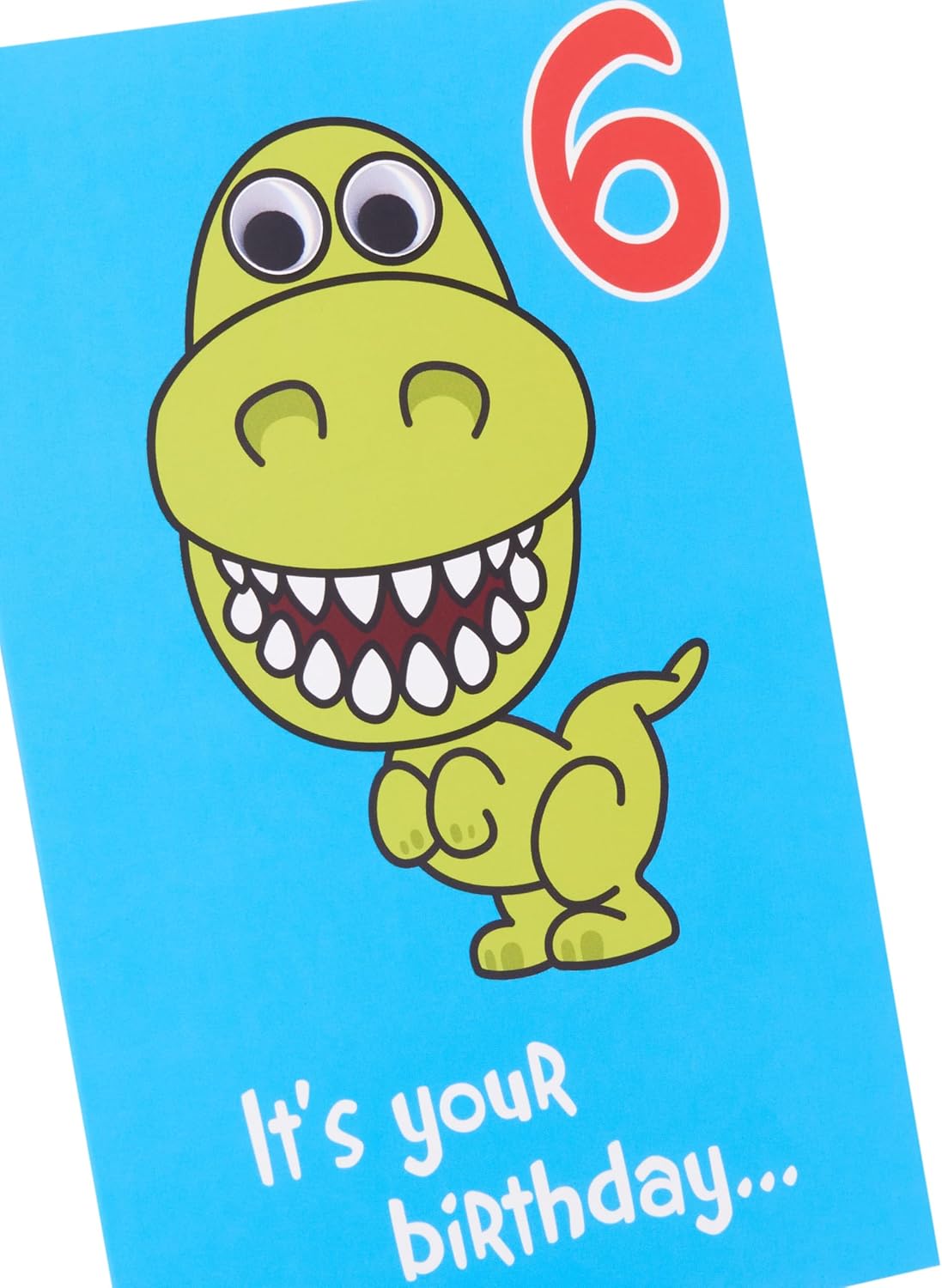 Eye Spy Dinosaur Design Age 6 Birthday Card