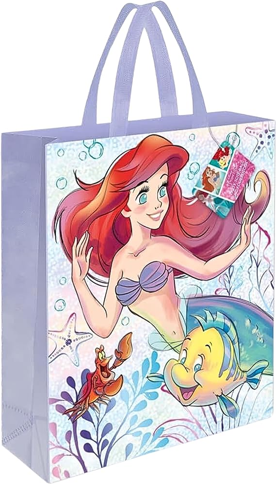 Disney The Little Mermaid Party Gift Tote Bag 13" x 11"