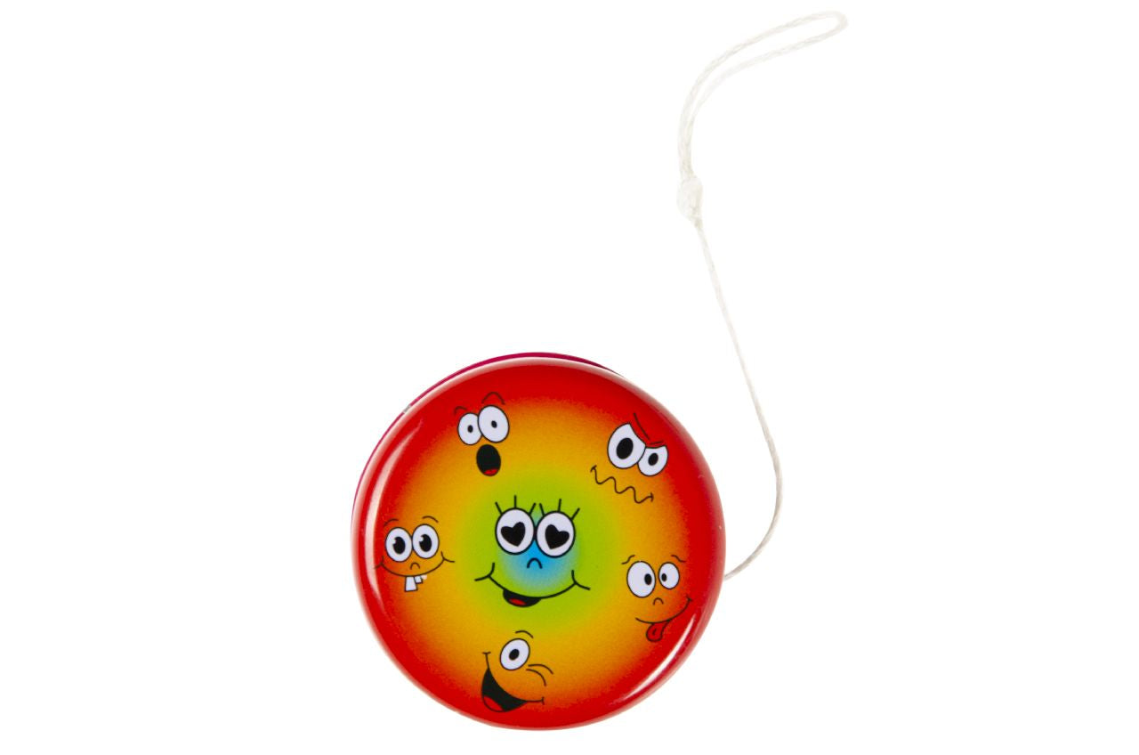 Pack of 24 Metal Yo-Yo Emotions Return Tops