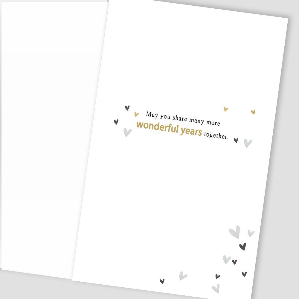 Son & Daughter-in-Law Embellished Anniversary Card