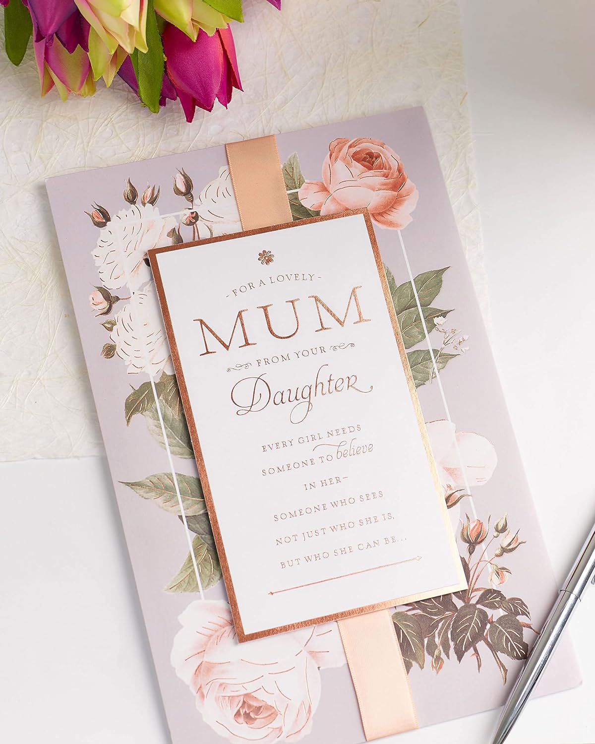 Beautiful Design from Daughter Mother's Day Card