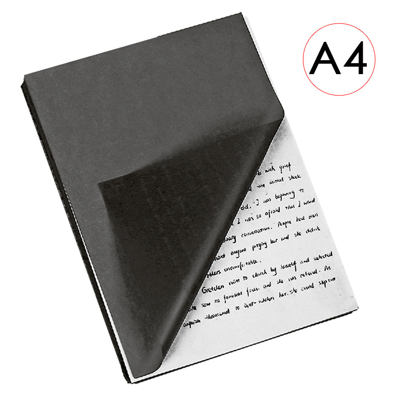 Pack of 100 A4 Black Carbon Paper by Janrax