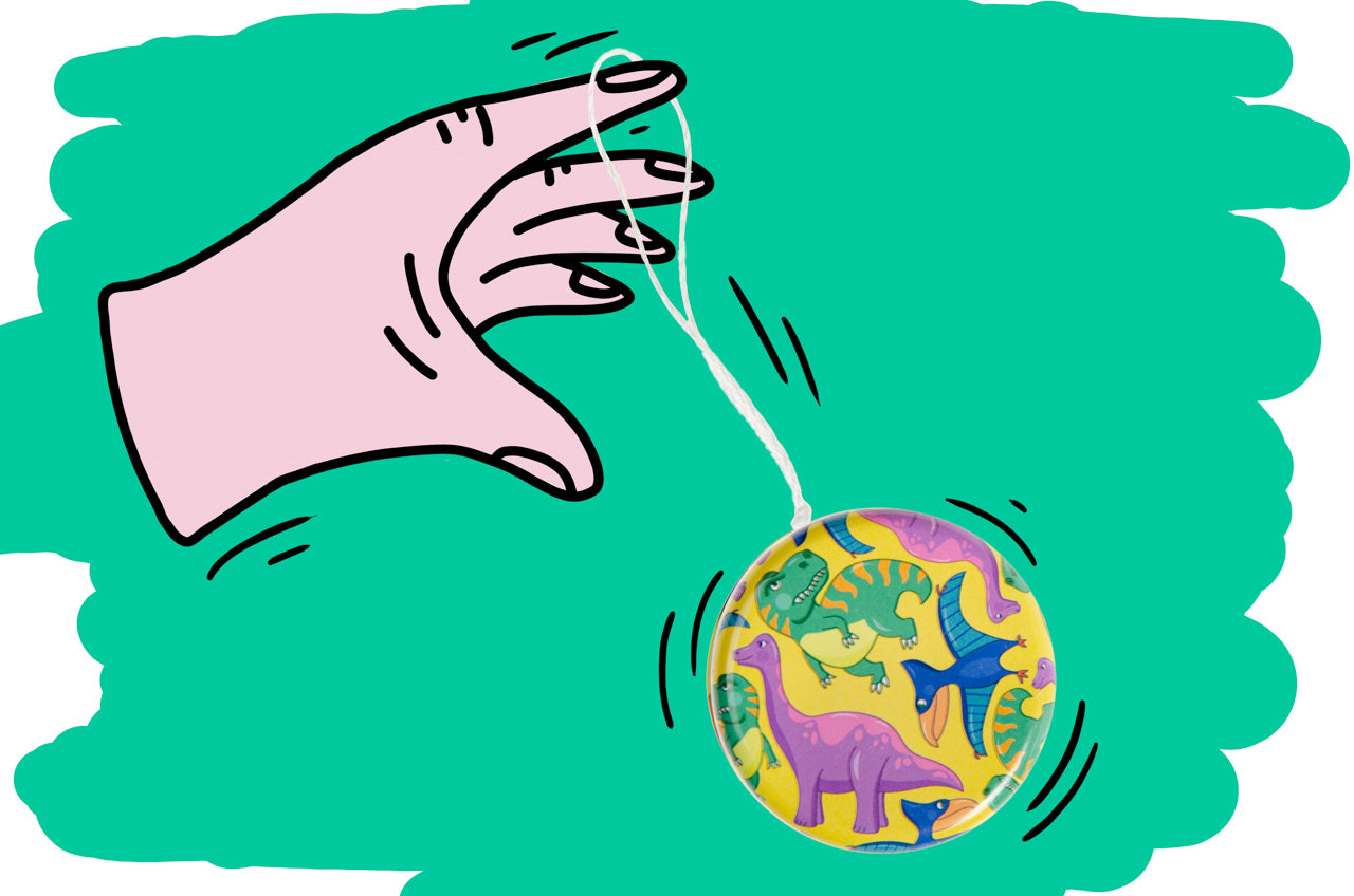 Single Metal Yo-Yo Dinosaur Theme Return Top